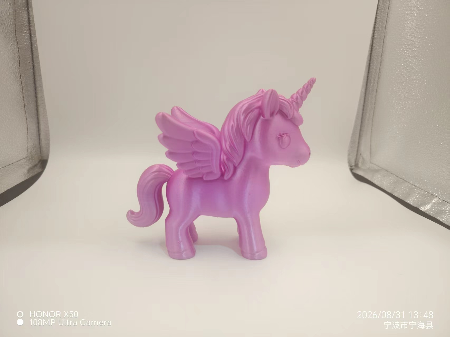 3D-printed sample representative of makers & hobbyists use